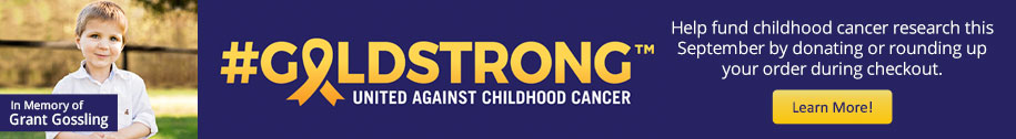 GoldStrong- help Rally Foundation fund childhood cancer research this September 